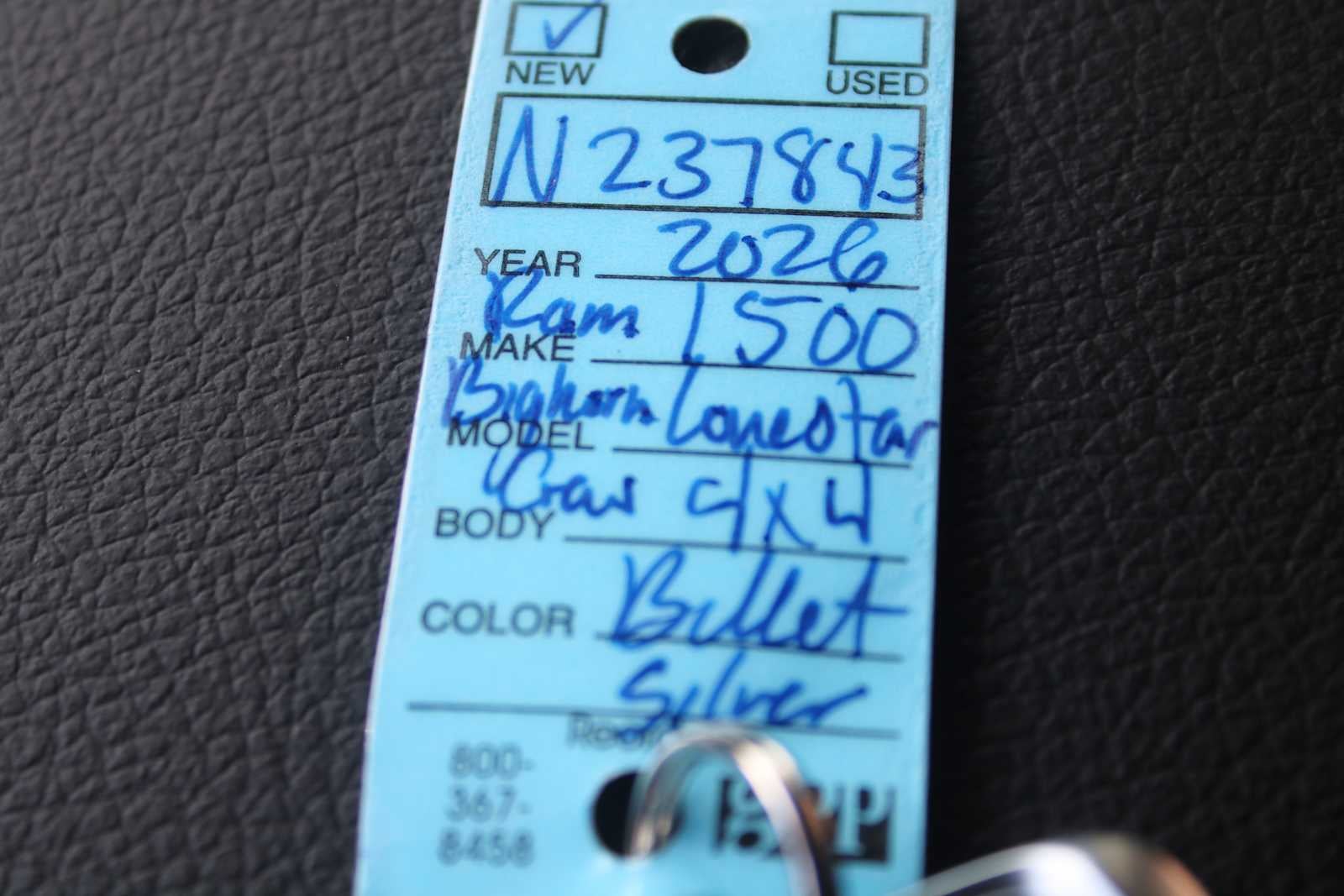 2026 RAM Ram 1500 RAM 1500 BIG HORN CREW CAB 4X4 5'7' BOX