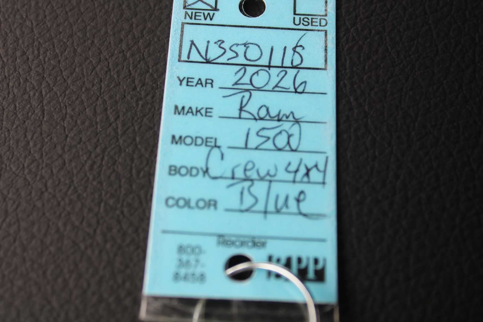 2026 RAM Ram 1500 RAM 1500 BIG HORN CREW CAB 4X4 5'7' BOX