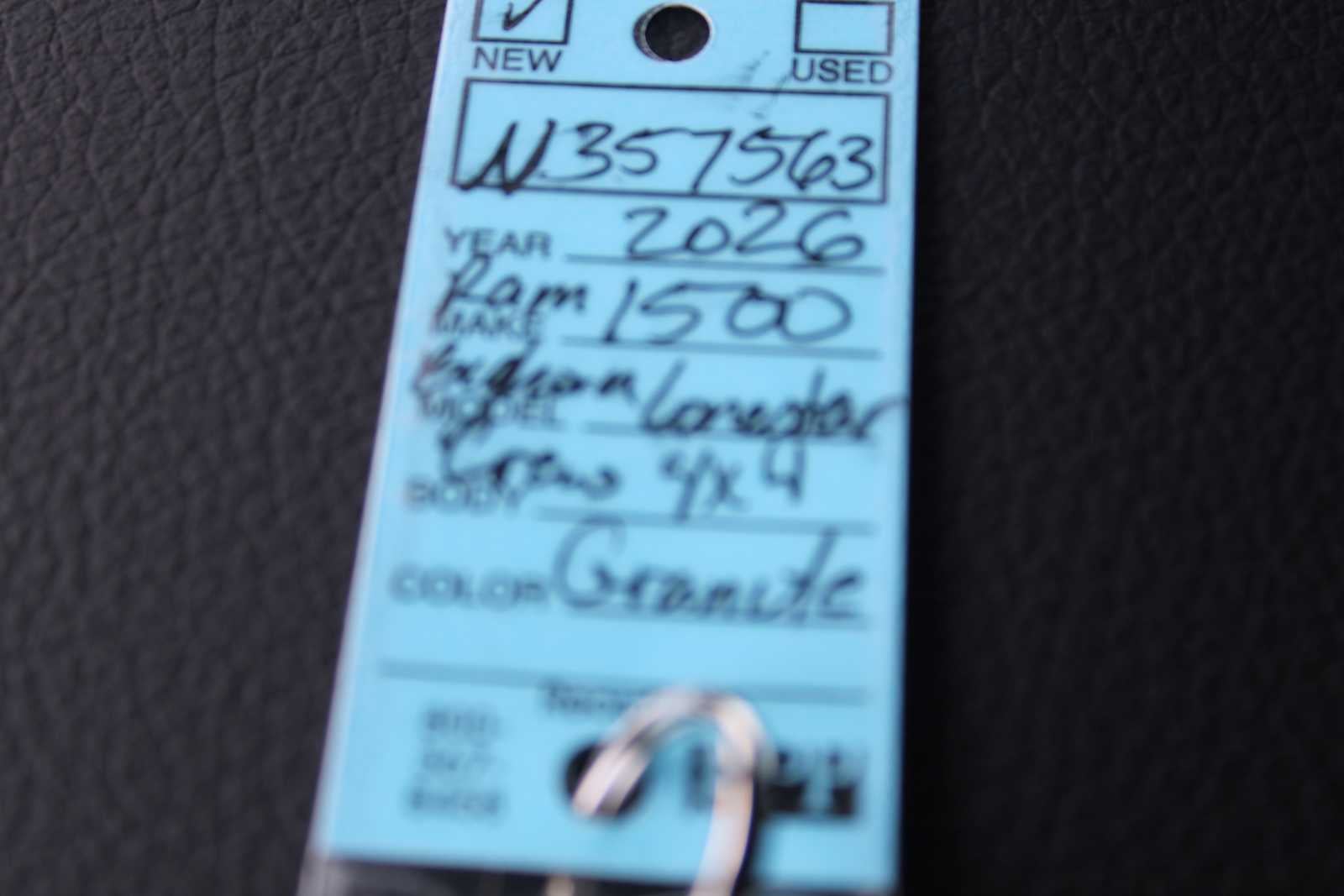 2026 RAM Ram 1500 RAM 1500 BIG HORN CREW CAB 4X4 5'7' BOX