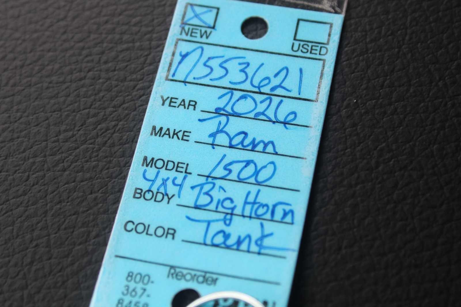 2027 RAM 1500 Big Horn