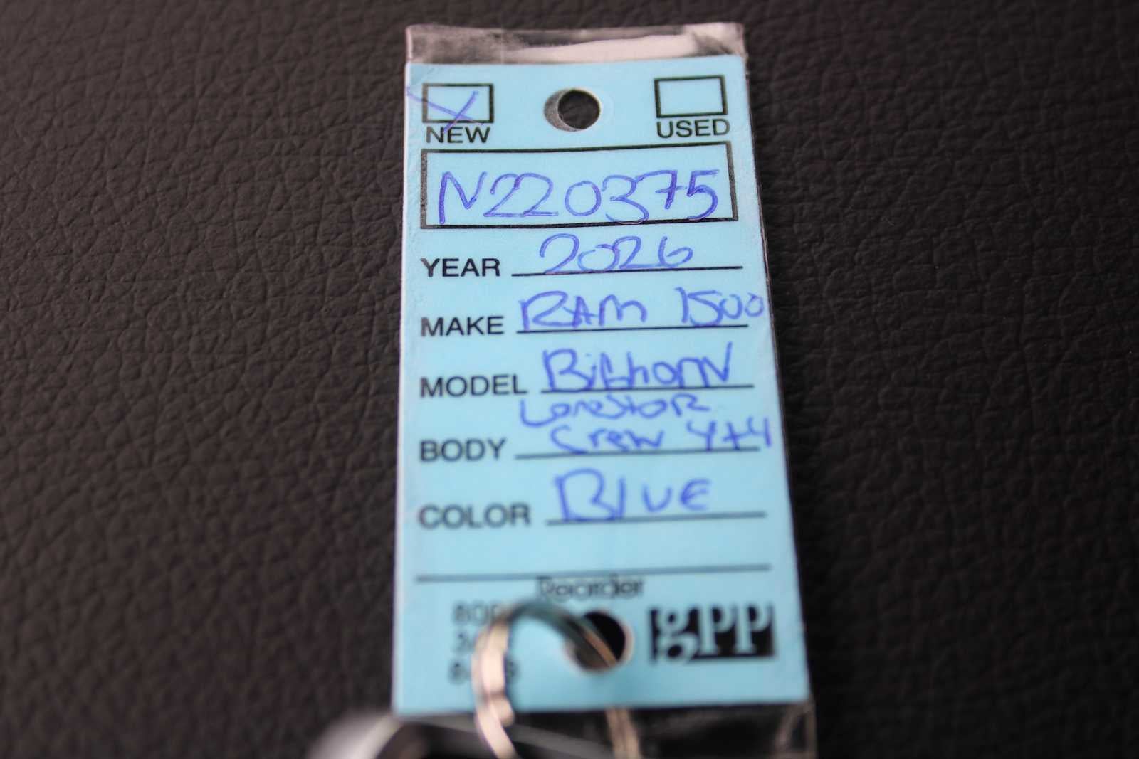 2026 RAM Ram 1500 RAM 1500 BIG HORN CREW CAB 4X4 5'7' BOX