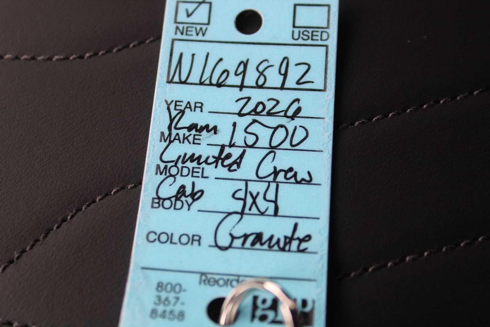 2026 RAM Ram 1500 RAM 1500 LIMITED CREW CAB 4X4 5'7' BOX