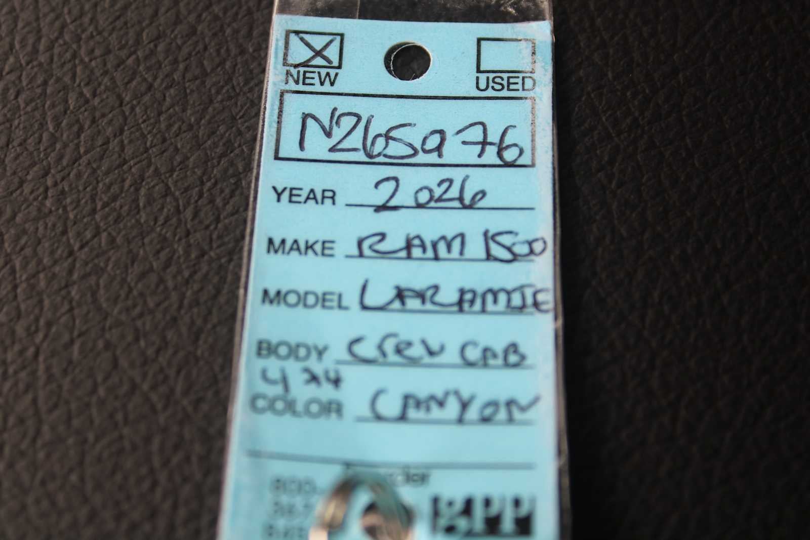 2026 RAM Ram 1500 RAM 1500 LARAMIE CREW CAB 4X4 5'7' BOX