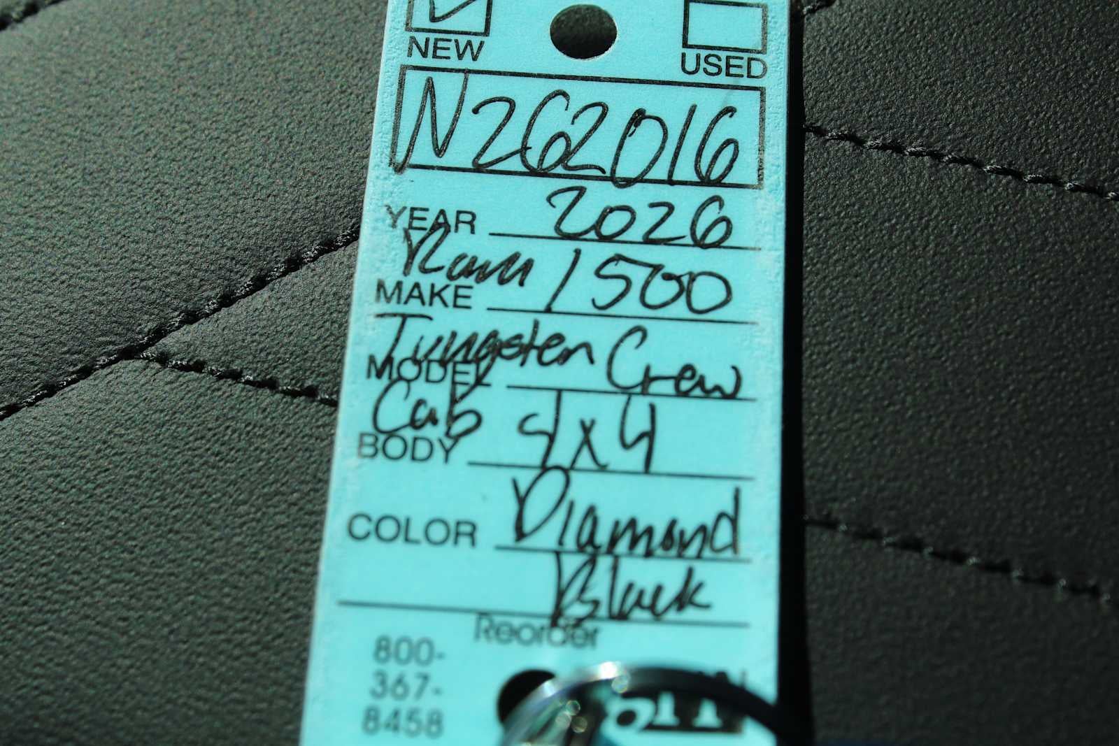 2026 RAM Ram 1500 RAM 1500 TUNGSTEN CREW CAB 4X4