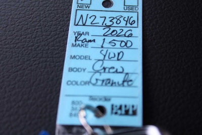 2026 RAM Ram 1500 RAM 1500 REBEL CREW CAB 4X4 5'7' BOX