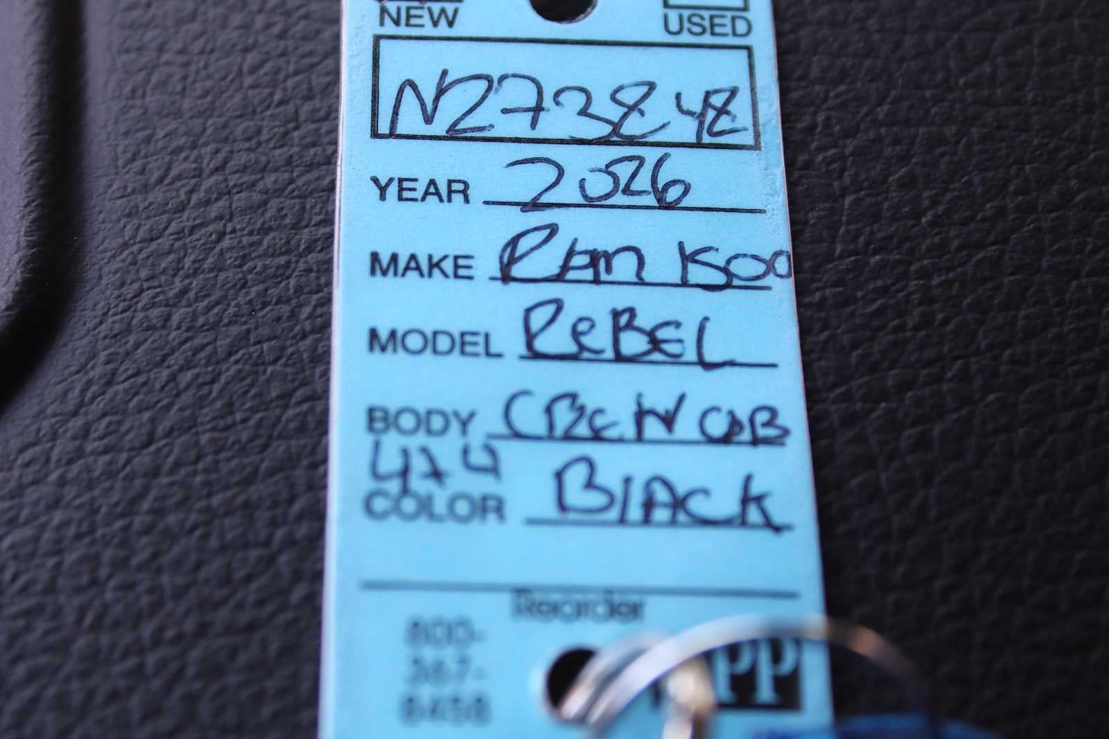 2026 RAM Ram 1500 RAM 1500 REBEL CREW CAB 4X4 5'7' BOX