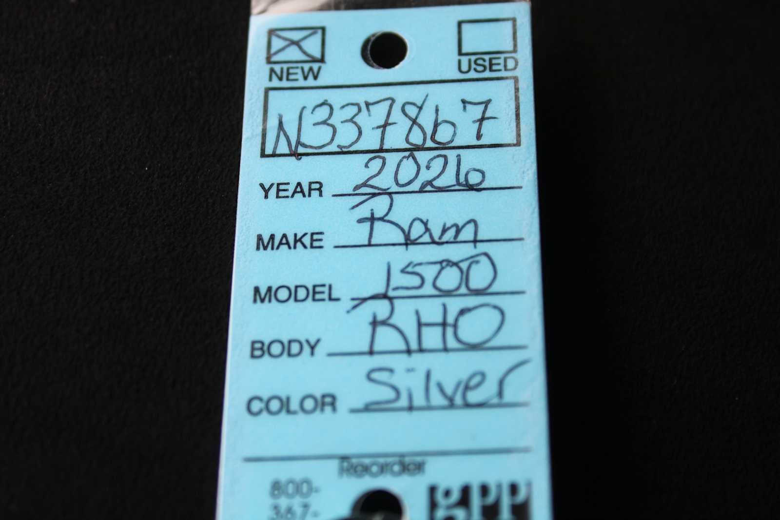 2026 RAM Ram 1500 RAM 1500 RHO CREW CAB 4X4 5'7' BOX