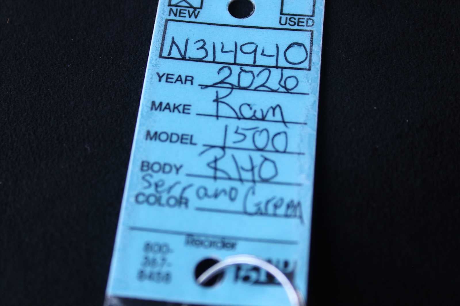 2026 RAM Ram 1500 RAM 1500 RHO CREW CAB 4X4 5'7' BOX