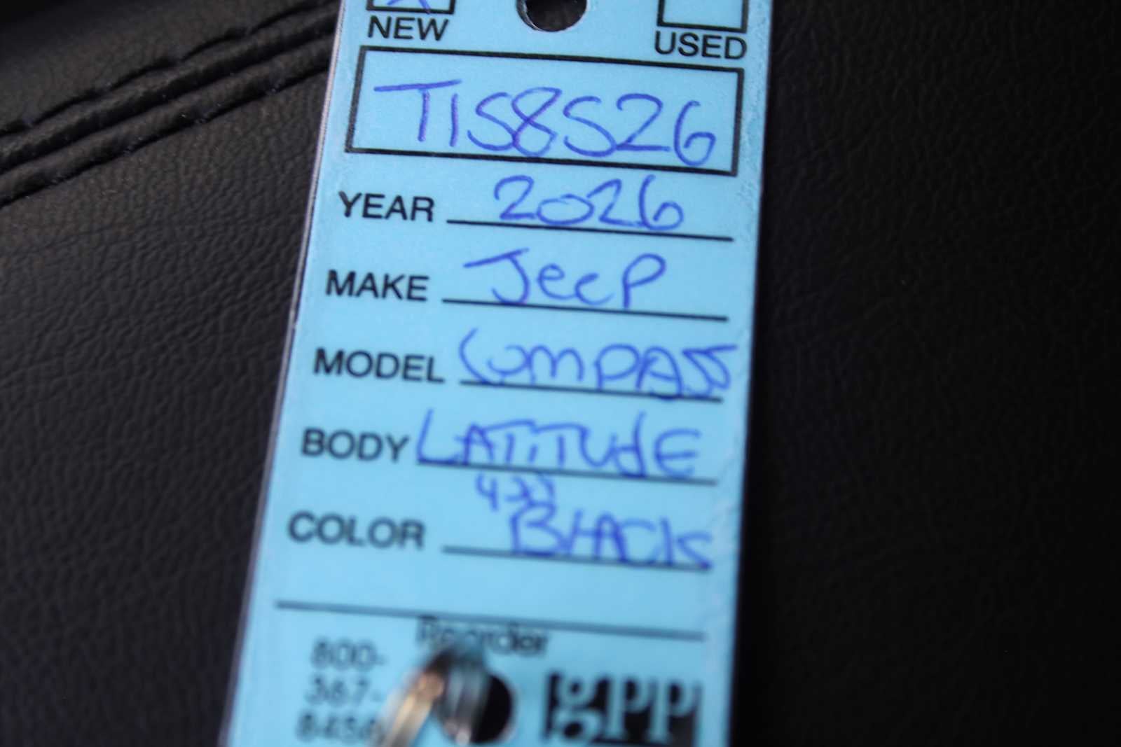 2026 Jeep Compass COMPASS LATITUDE ALTITUDE 4X4