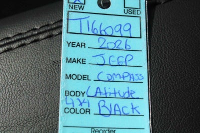 2026 Jeep Compass COMPASS LATITUDE ALTITUDE 4X4