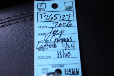 2026 Jeep Compass Latitude Altitude