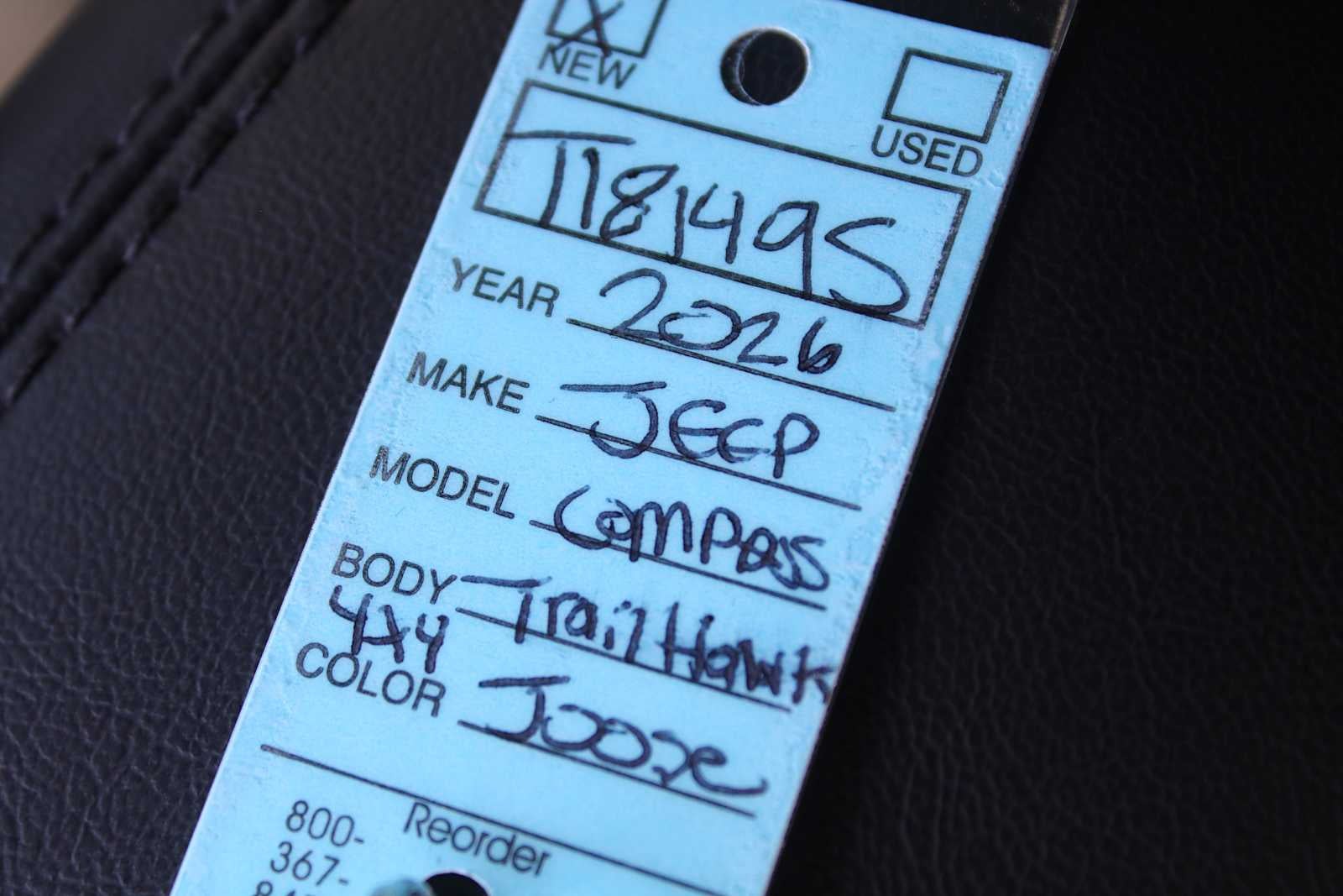 2026 Jeep Compass COMPASS TRAILHAWK 4X4