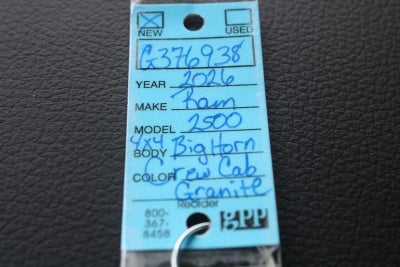 2027 RAM 2500 Big Horn