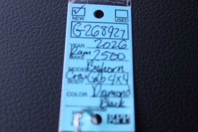 2026 RAM Ram 2500 RAM 2500 BIG HORN CREW CAB 4X4 6'4' BOX