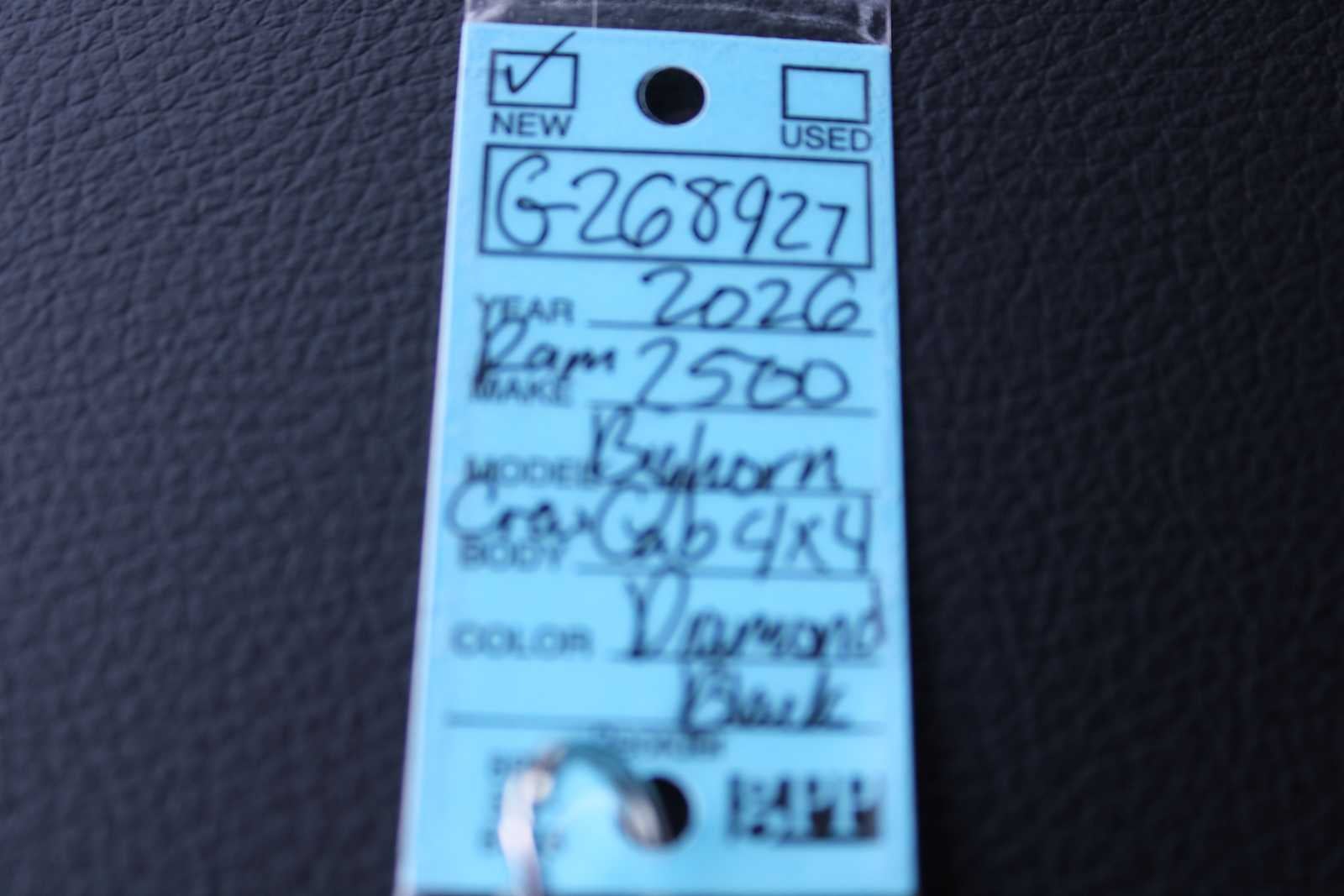 2026 RAM Ram 2500 RAM 2500 BIG HORN CREW CAB 4X4 6'4' BOX