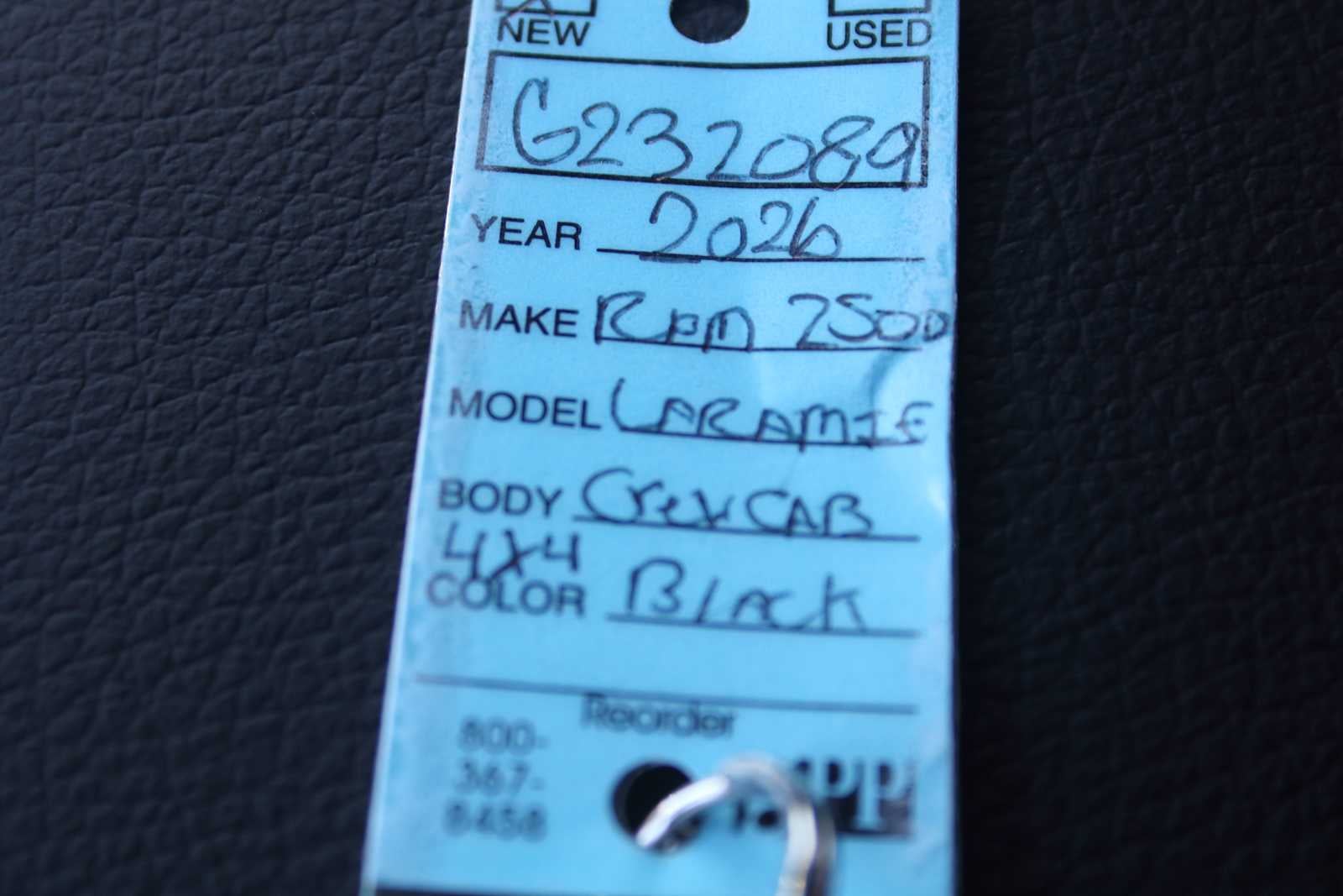 2026 RAM Ram 2500 RAM 2500 LARAMIE CREW CAB 4X4 6'4' BOX