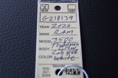 2026 RAM Ram 3500 RAM 3500 TRADESMAN CREW CAB 4X4 8' BOX