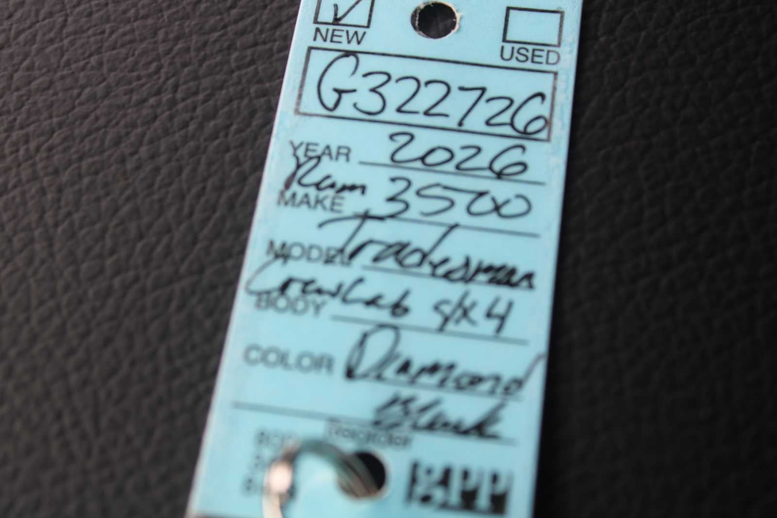 2026 RAM 3500 Tradesman