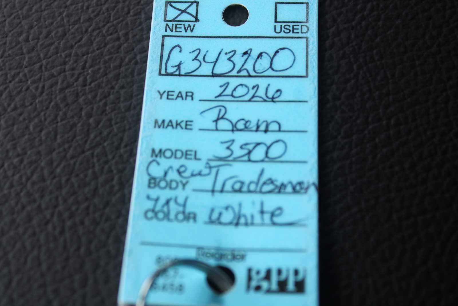 2026 RAM 3500 Tradesman