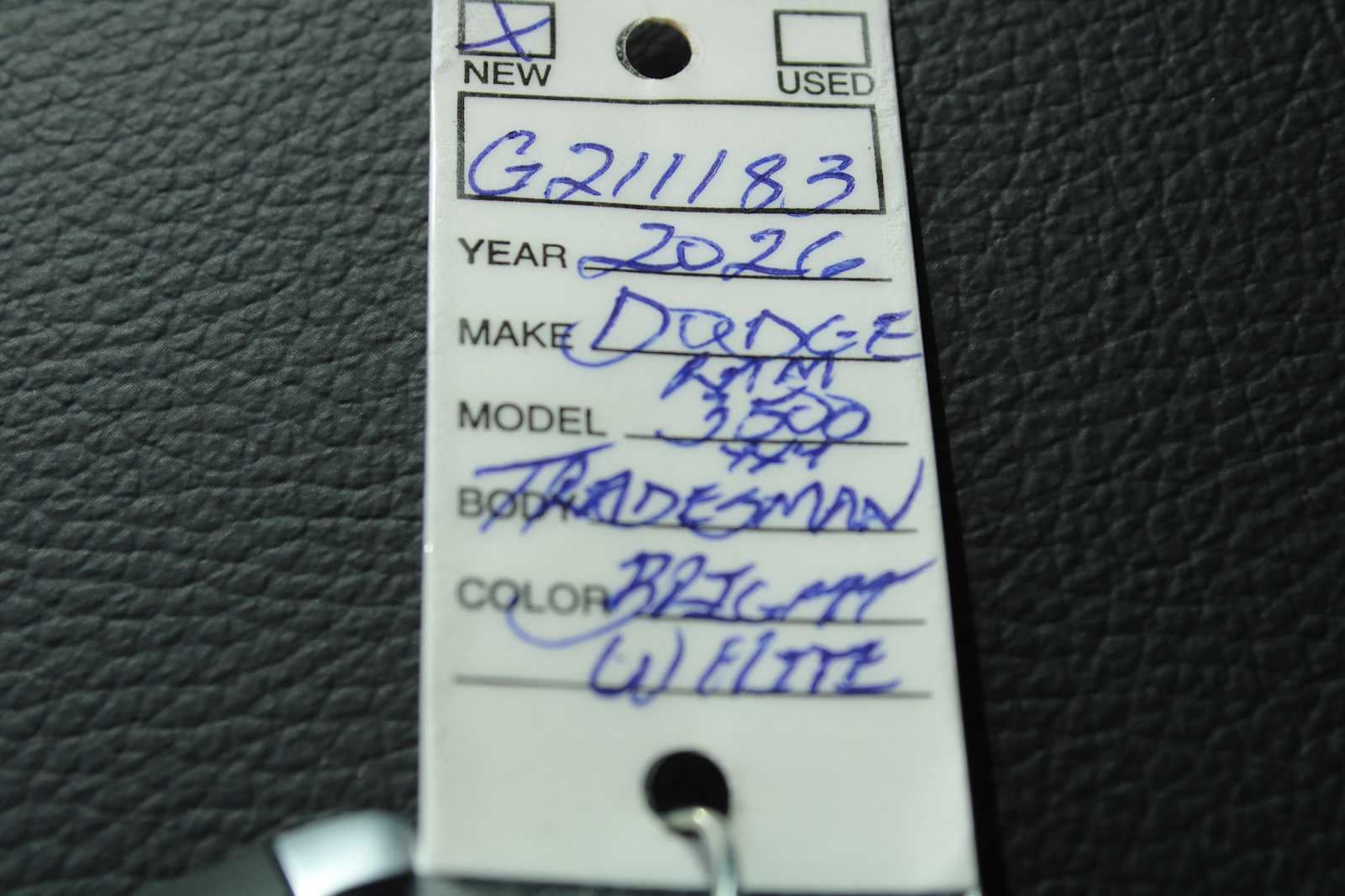 2026 RAM Ram 3500 RAM 3500 TRADESMAN CREW CAB 4X4 8' BOX