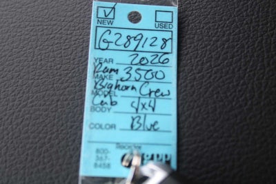 2026 RAM 3500 Big Horn