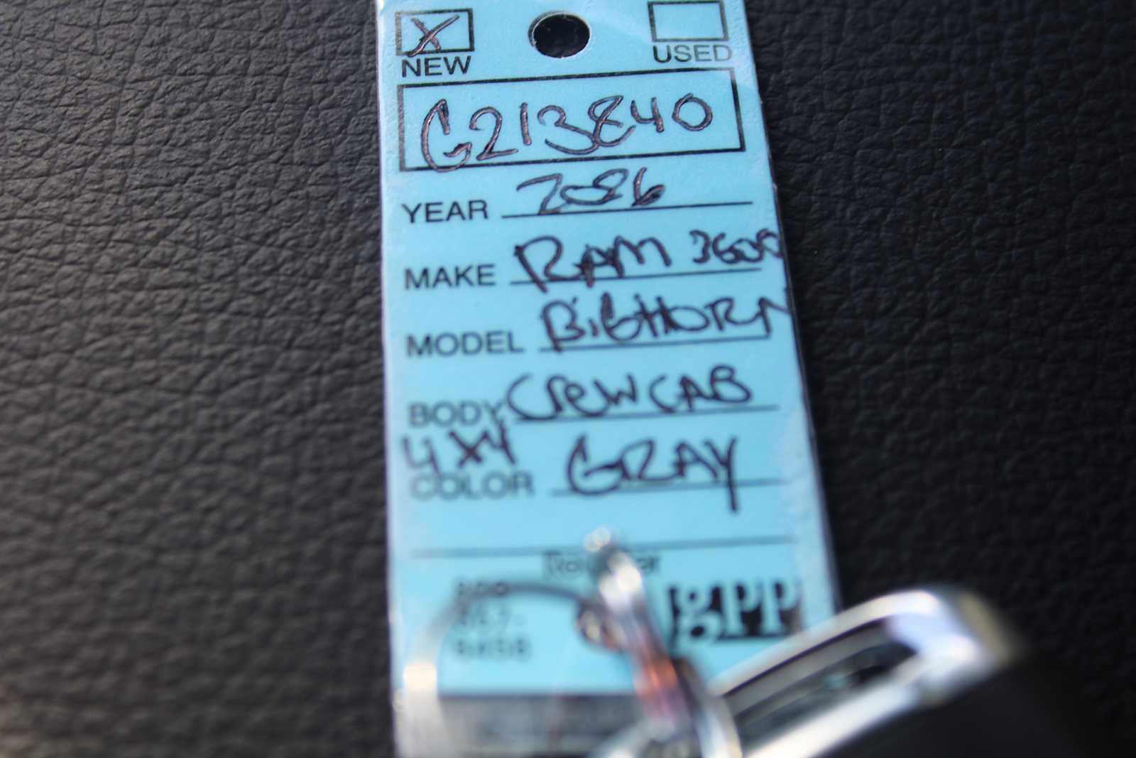 2026 RAM Ram 3500 RAM 3500 BIG HORN CREW CAB 4X4 8' BOX