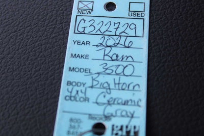 2026 RAM 3500 Big Horn