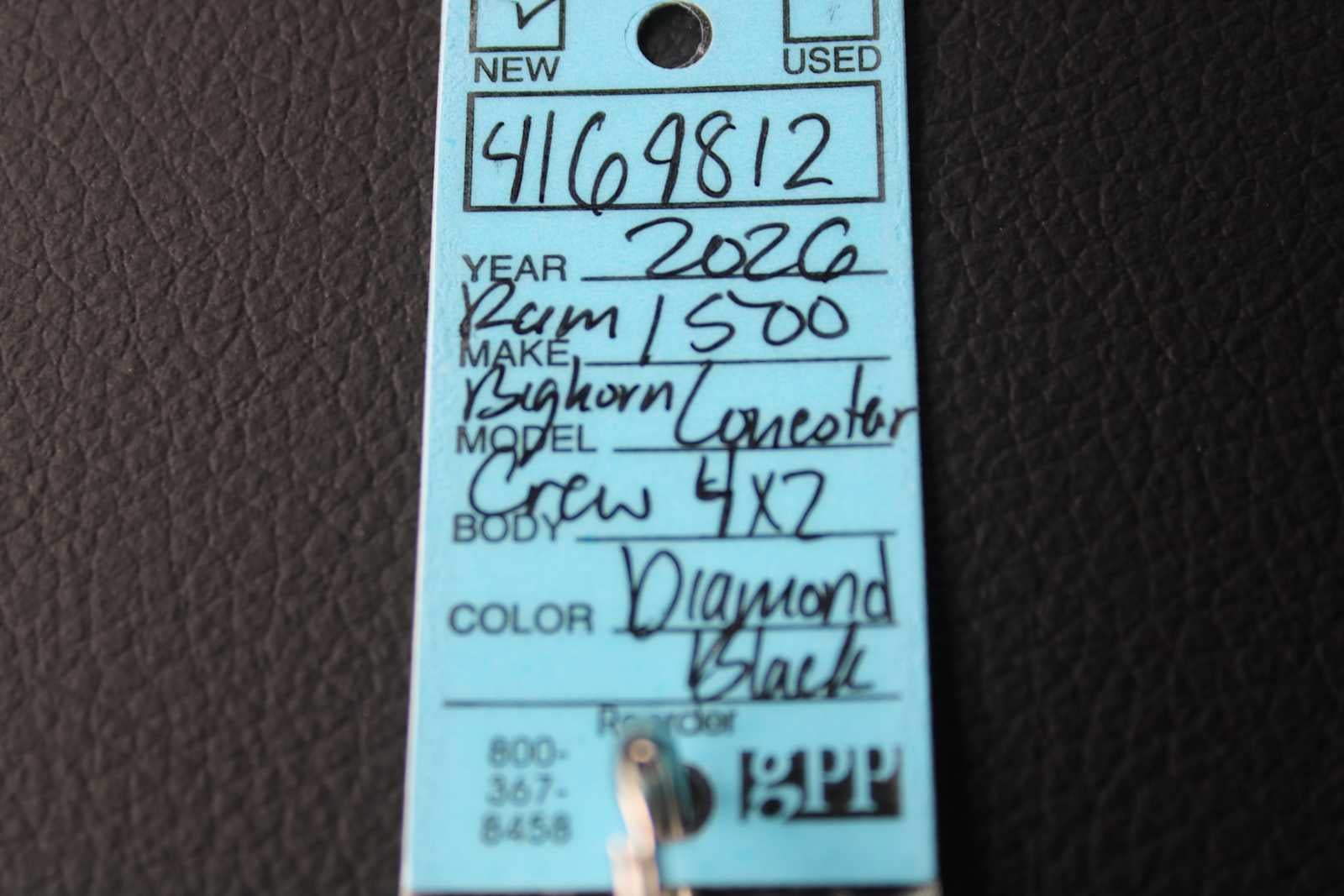 2026 RAM Ram 1500 RAM 1500 BIG HORN CREW CAB 4X2 5'7' BOX