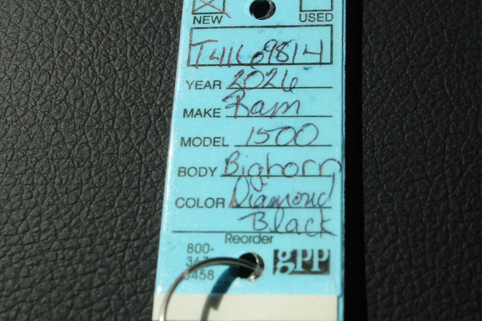 2026 RAM Ram 1500 RAM 1500 BIG HORN CREW CAB 4X2 5'7' BOX