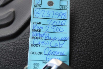 2026 RAM Ram 2500 RAM 2500 POWER WAGON CREW CAB 4X4 6'4' BOX