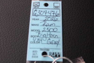 2026 RAM 2500 Big Horn