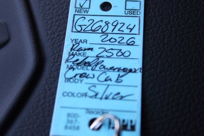 2026 RAM Ram 2500 RAM 2500 REBEL CREW CAB 4X4 6'4' BOX