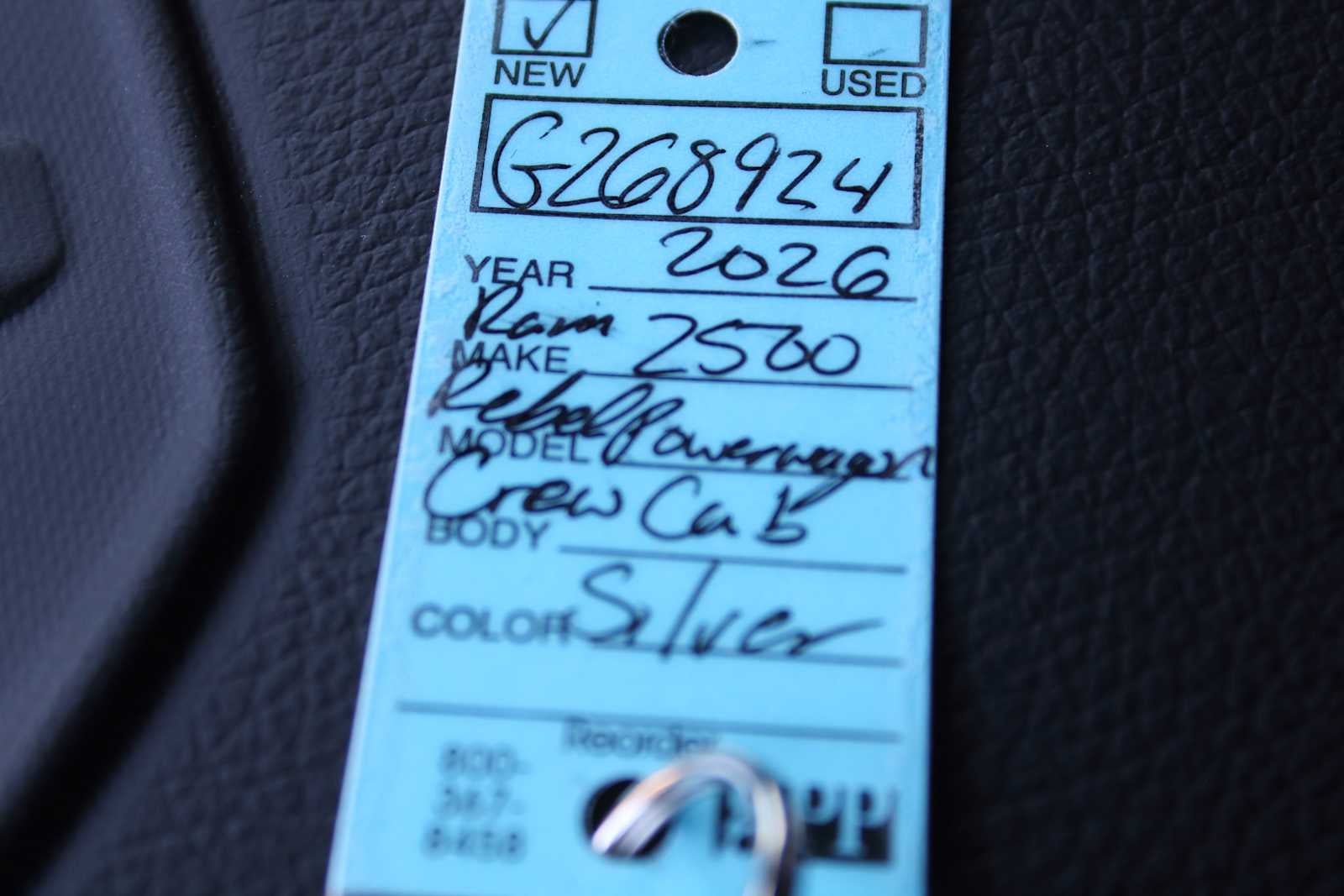 2026 RAM Ram 2500 RAM 2500 REBEL CREW CAB 4X4 6'4' BOX