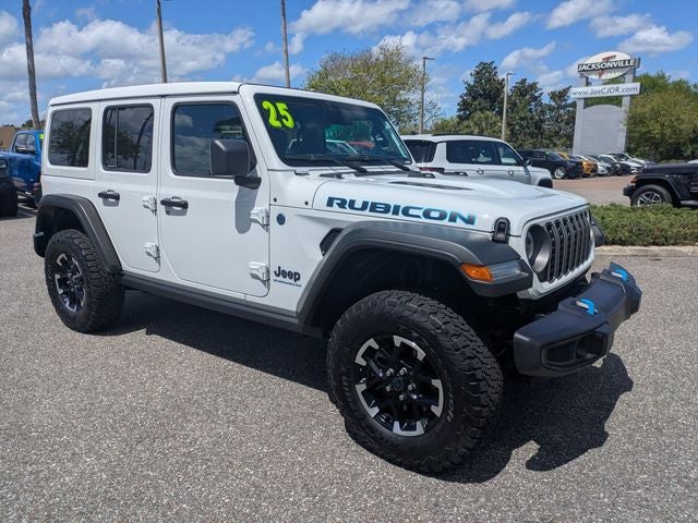 Used 2025 Jeep Wrangler 4xe Rubicon 4XE with VIN 1C4RJXR6XSW602909 for sale in Jacksonville, FL