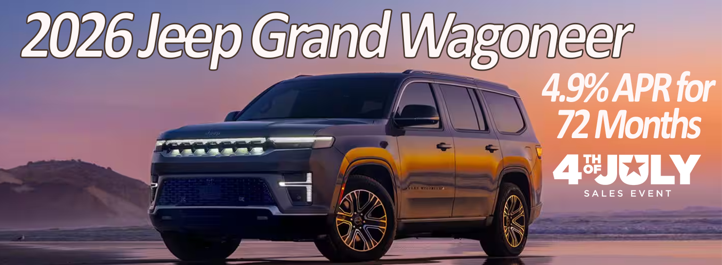 2026 Jeep Grand Wagoneer 4.9% APR for 72 Months