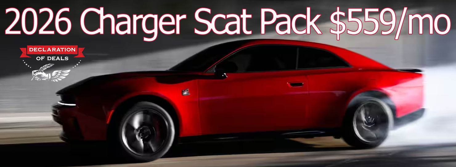 2026 Charger Scat Pack $559/mo