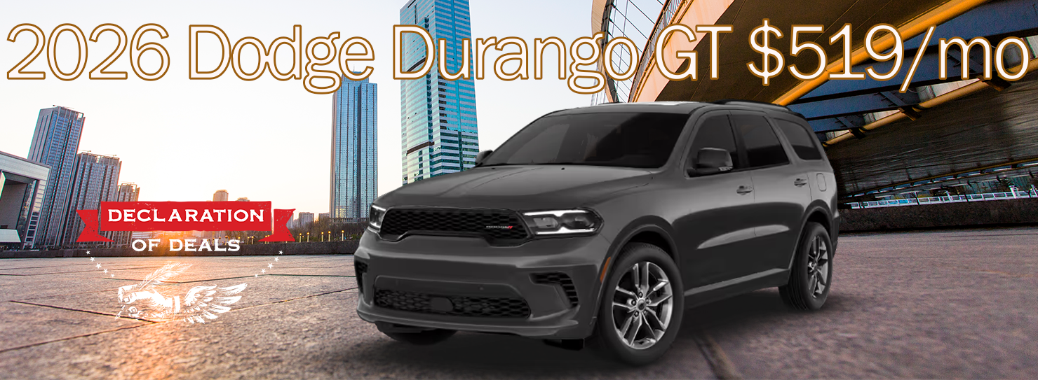 2026 Dodge Durango GT $519/mo