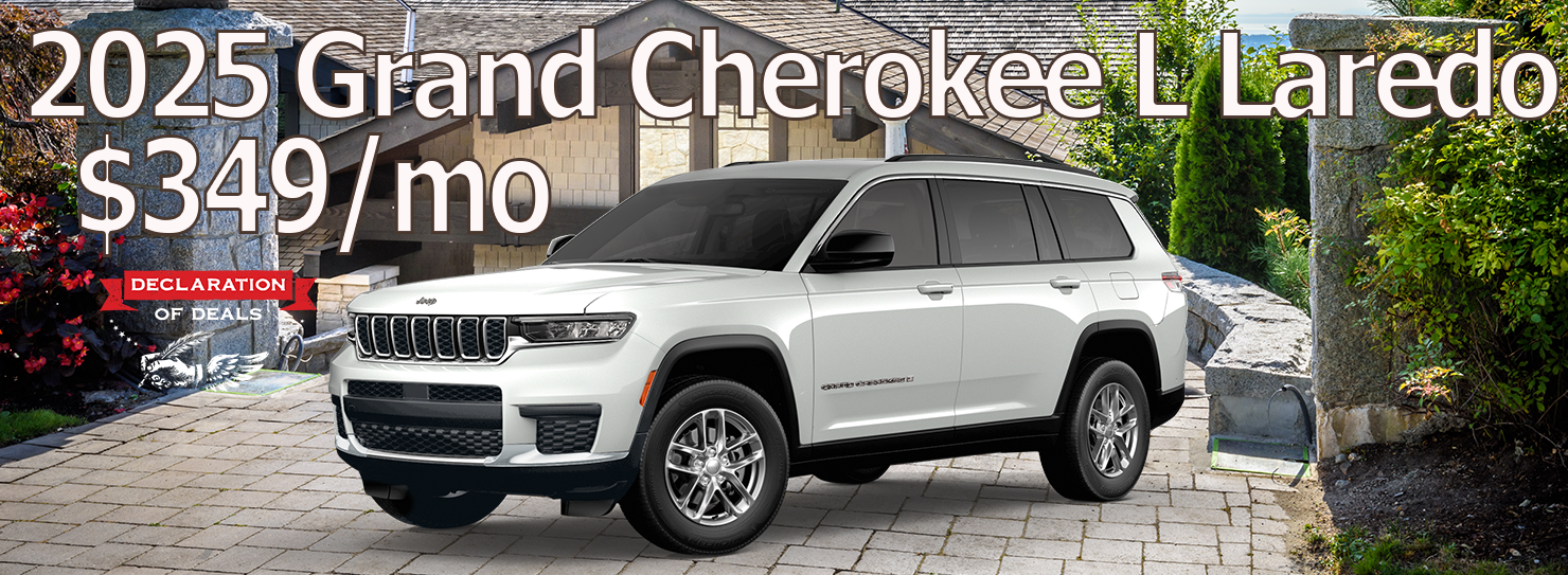 2025 Grand Cherokee L Laredo $349/mo