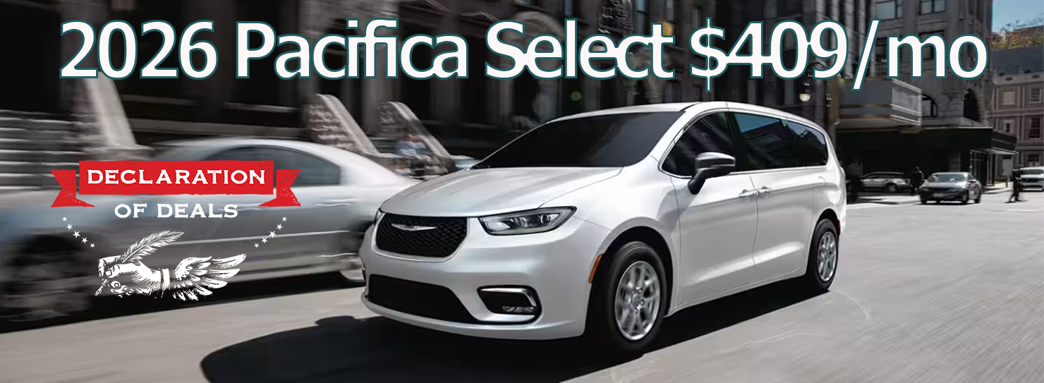 2026 Pacifica Select $409/mo