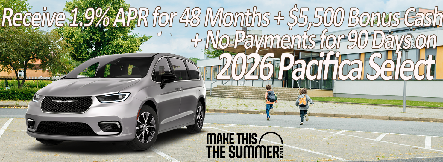1.9% APR/48+$5500 Bonus Cash+No Payments 90 Days Pacifica