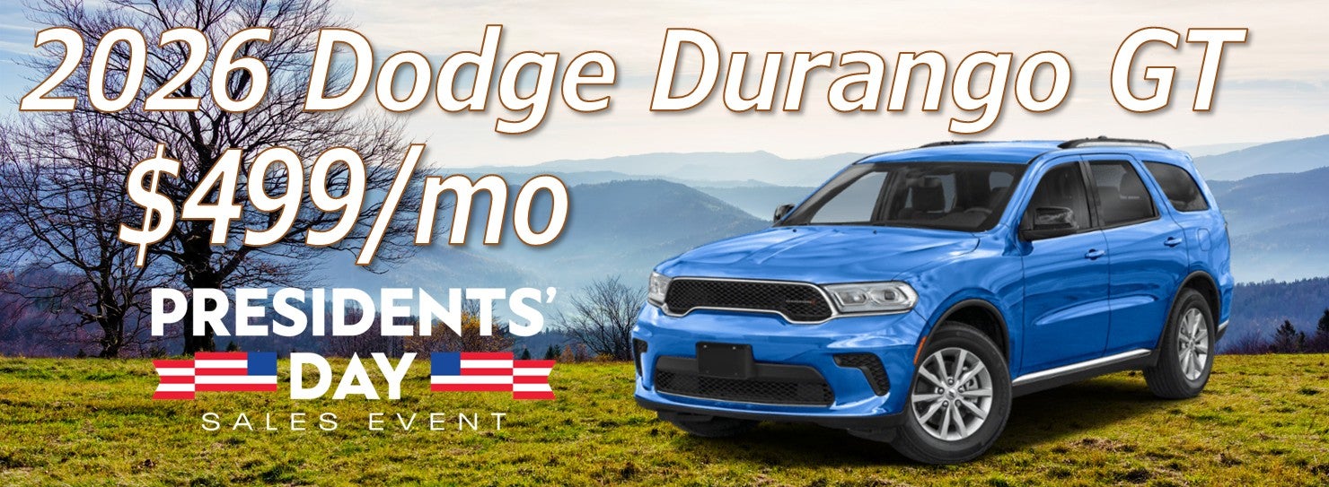 2026 Dodge Durango GT $499/mo