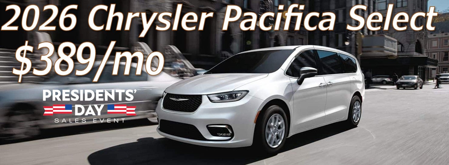 2026 Chrysler Pacifica Select $389/mo