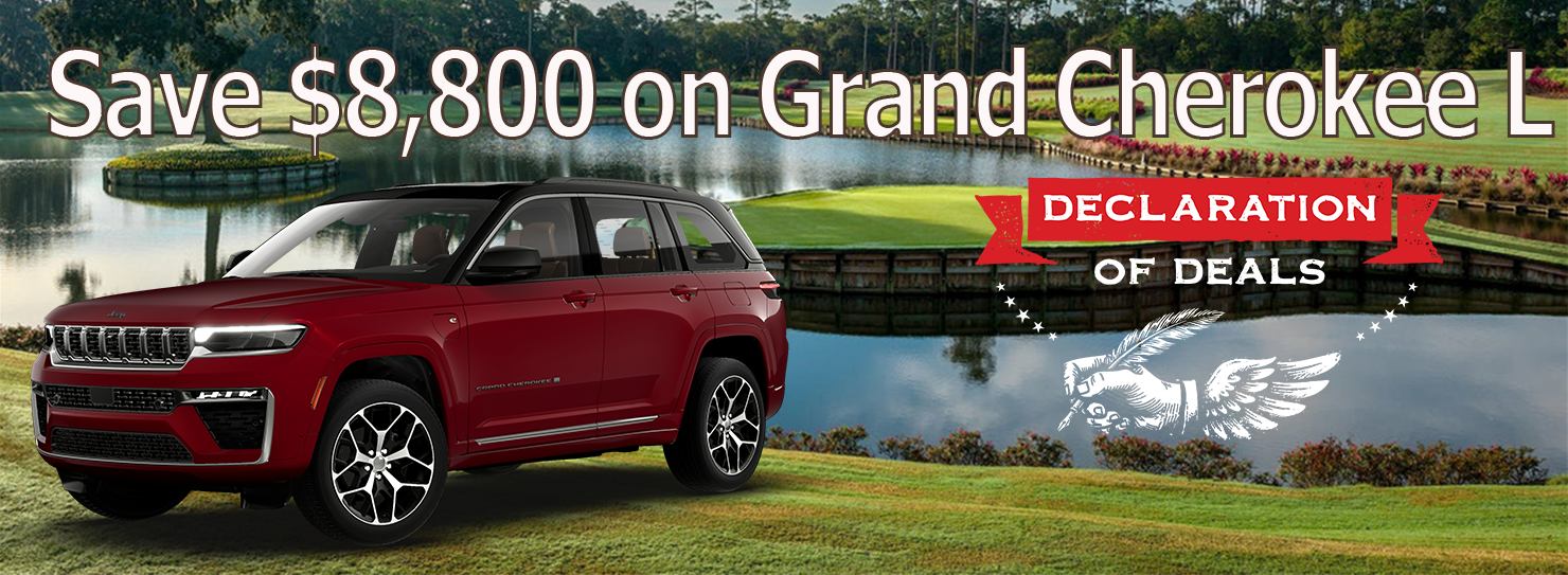 Save $8,800 on Grand Cherokee L