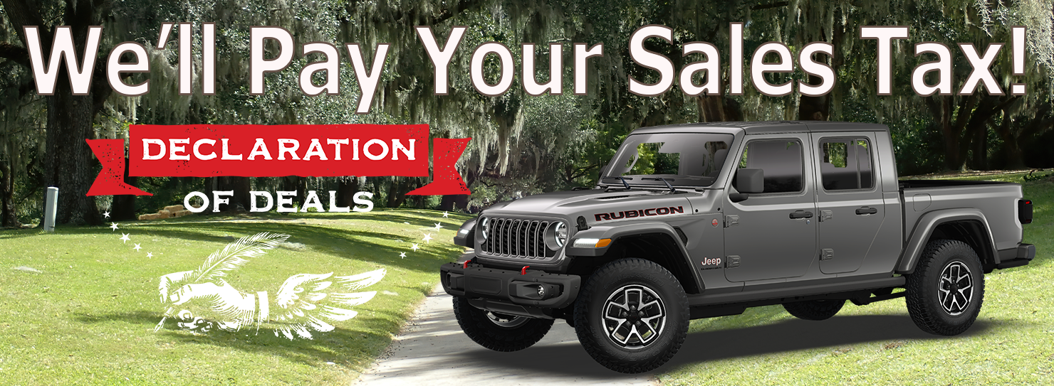 We'll Pay Your Sales Tax!