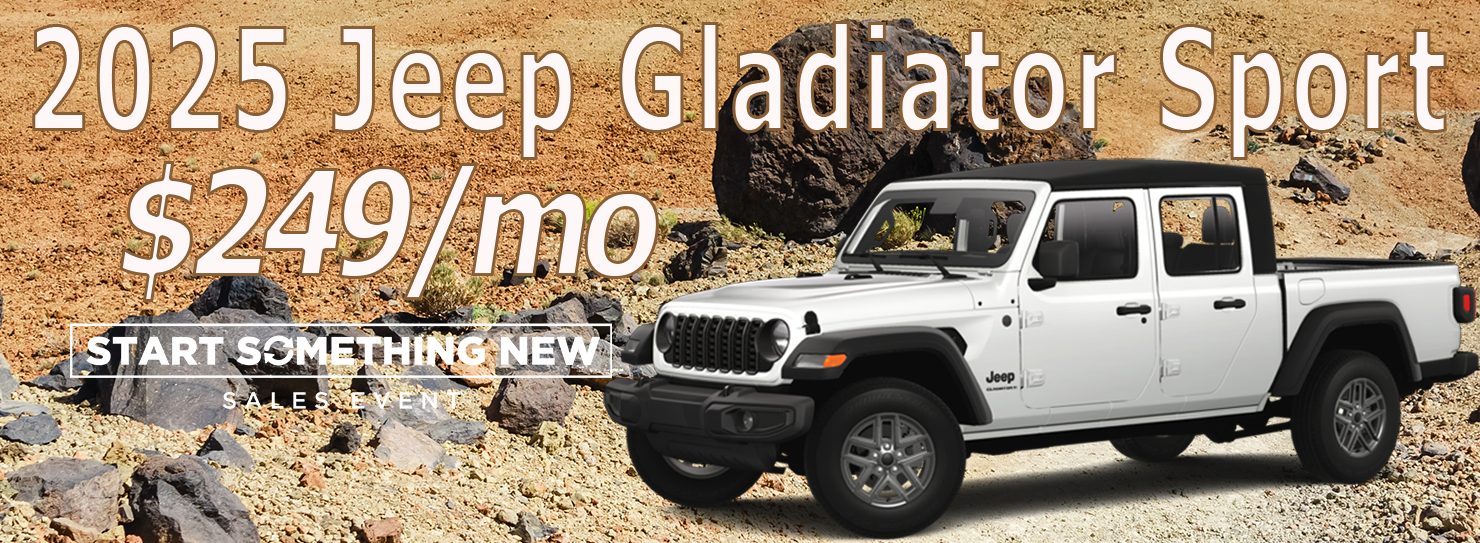 2025 Jeep Gladiator Sport $249/mo