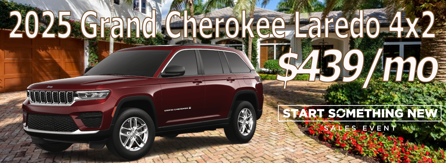 2025 Grand Cherokee Laredo 4x2 $439/mo