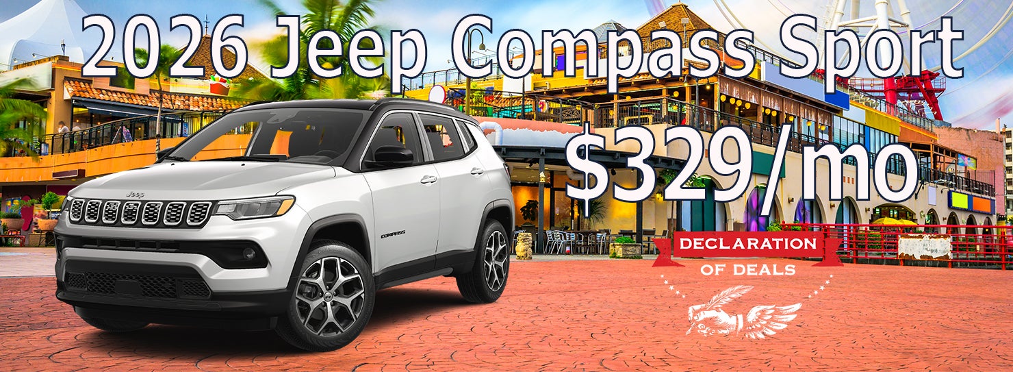 2026 Jeep Compass Sport $329/mo