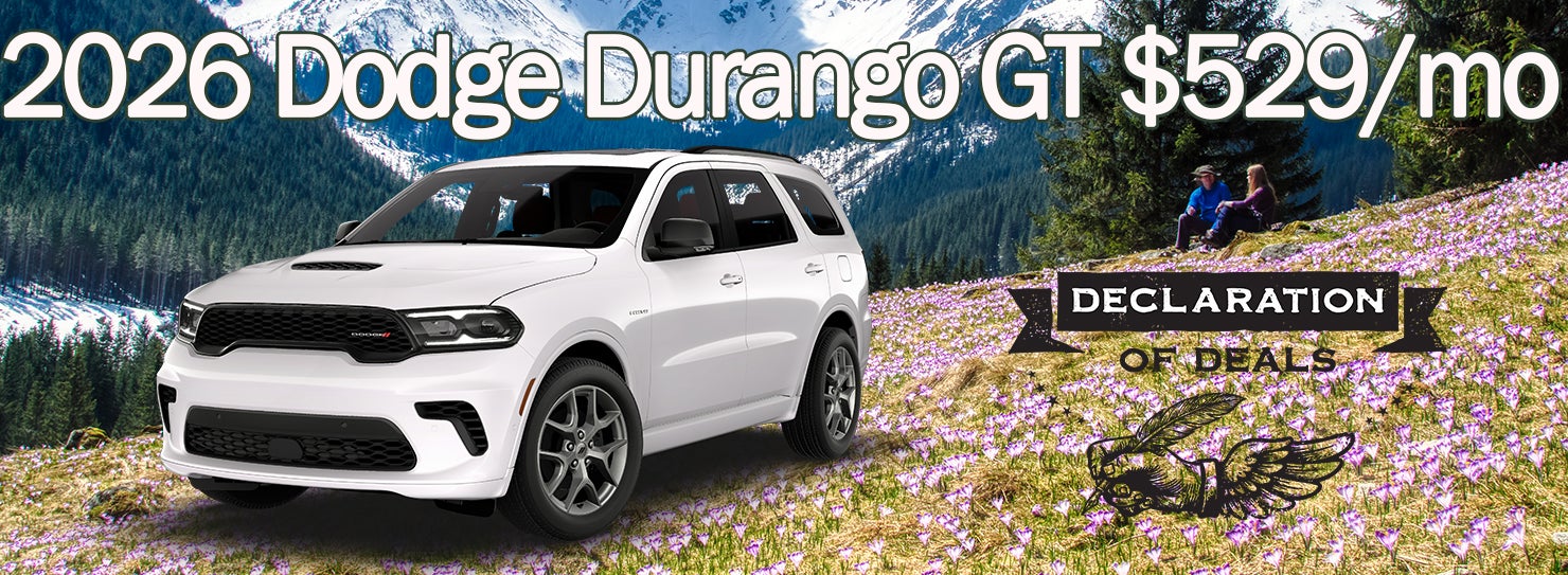 2026 Dodge Durango GT $529/mo