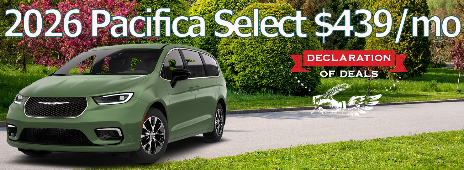 2026 Chrysler Pacifica Select $439/mo
