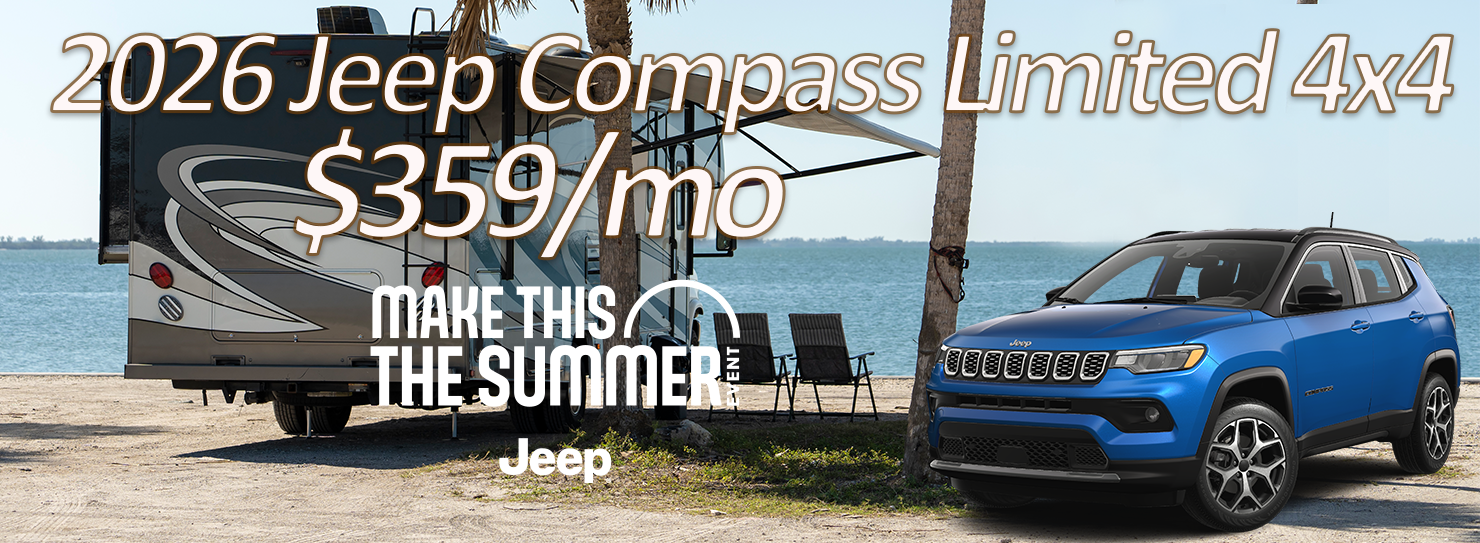 2026 Jeep Compass Limited 4x4 $359/mo